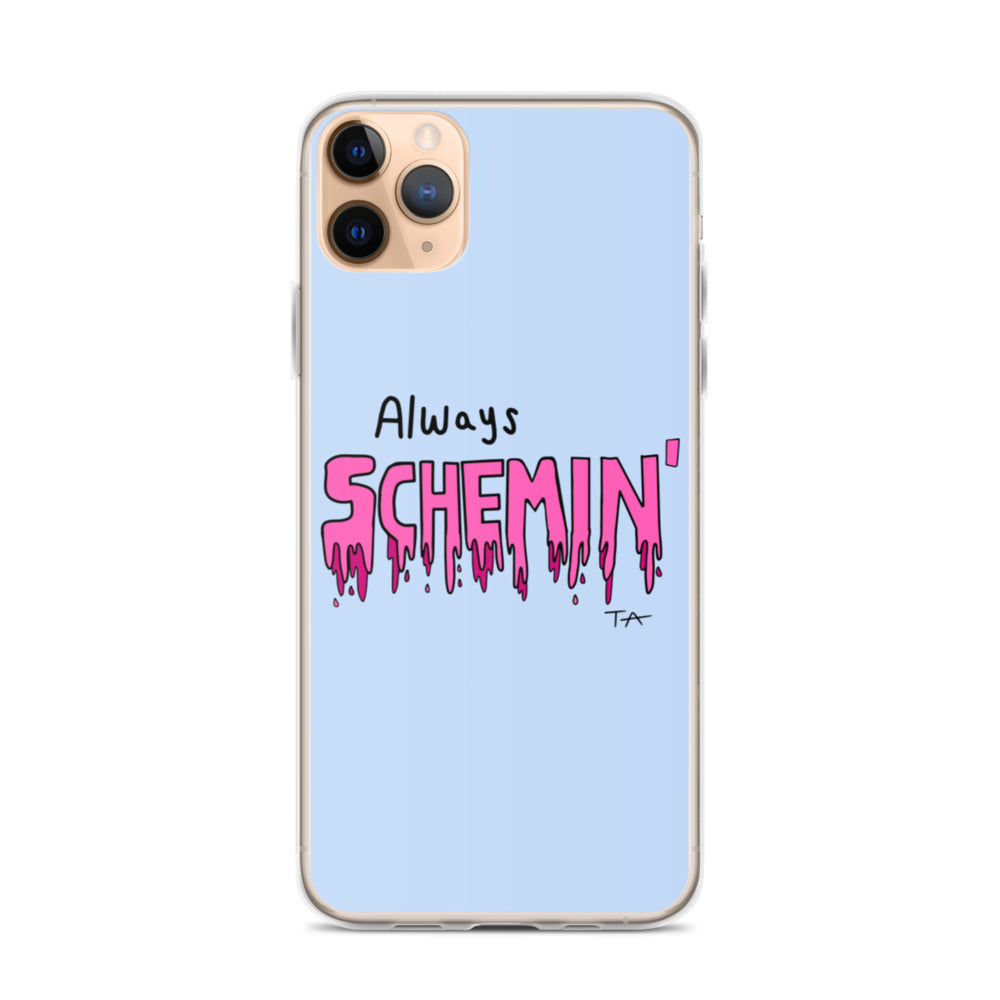 Always Schemin' (Pink) Phone Case