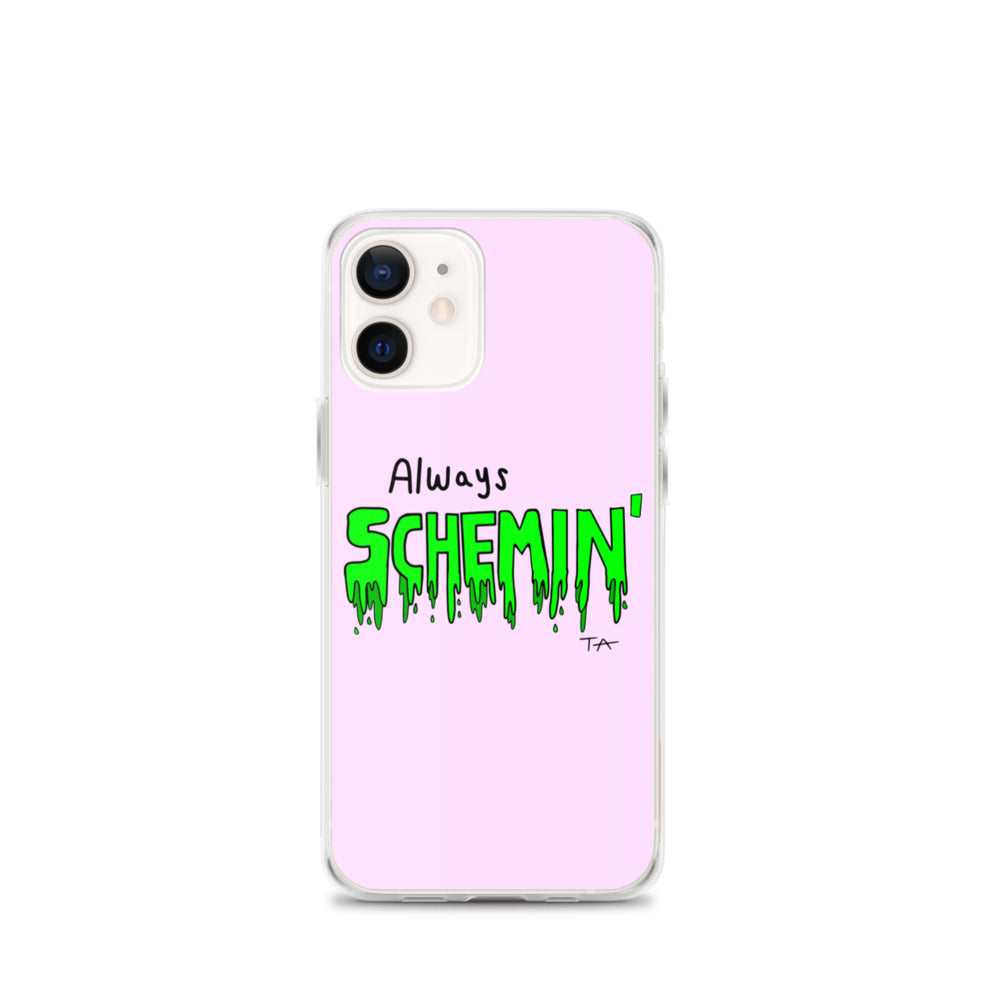 Always Schemin' (Green) Phone Case
