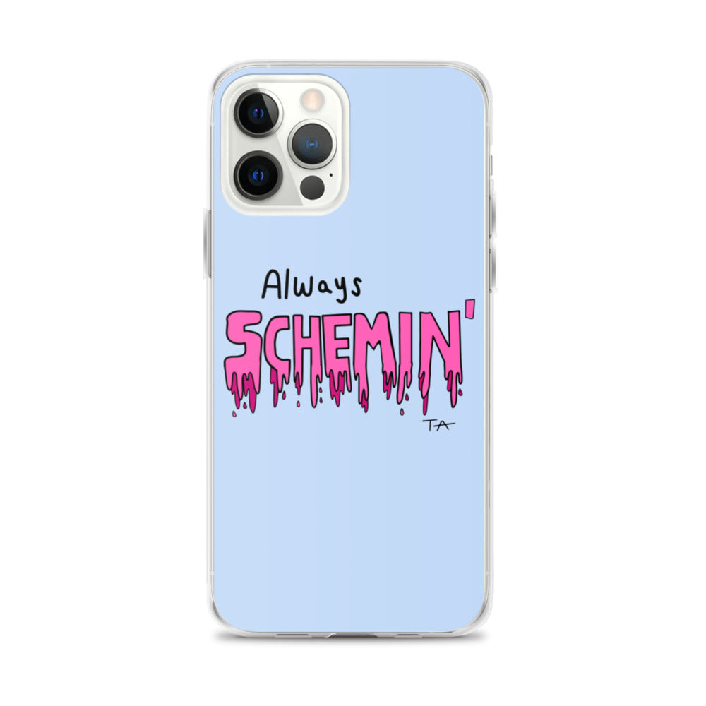 Always Schemin' (Pink) Phone Case