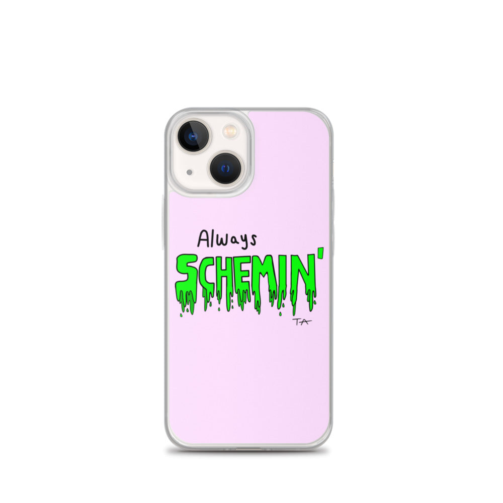 Always Schemin' (Green) Phone Case
