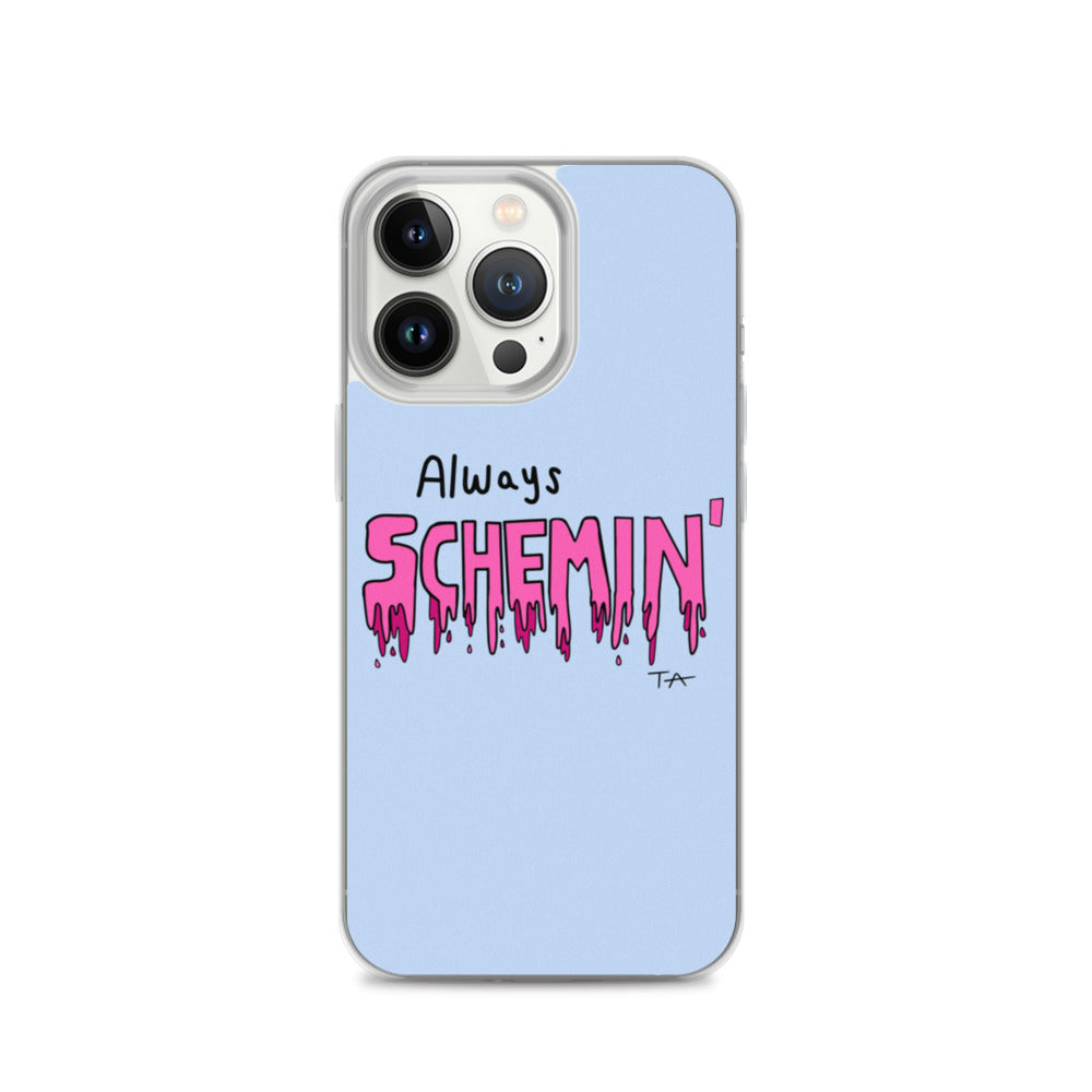 Always Schemin' (Pink) Phone Case