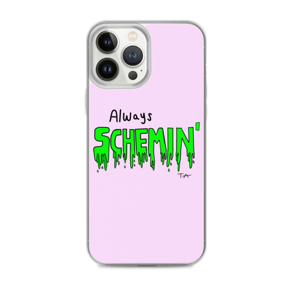 Always Schemin' (Green) Phone Case