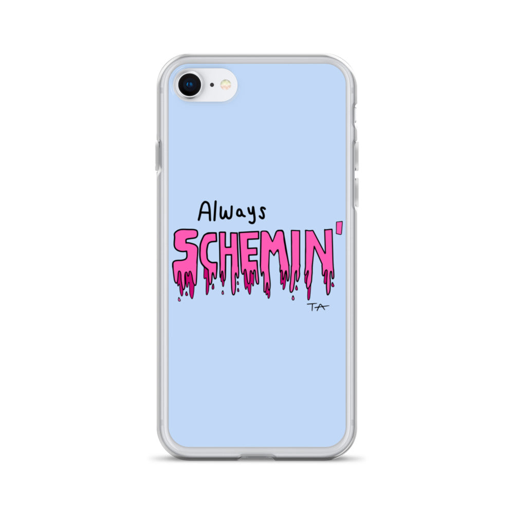 Always Schemin' (Pink) Phone Case