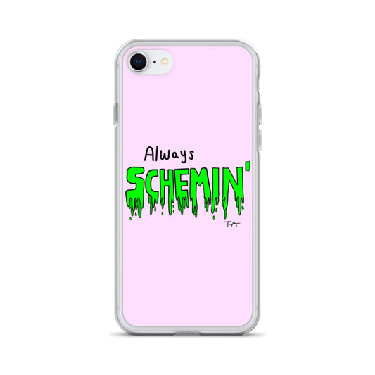 Always Schemin' (Green) Phone Case