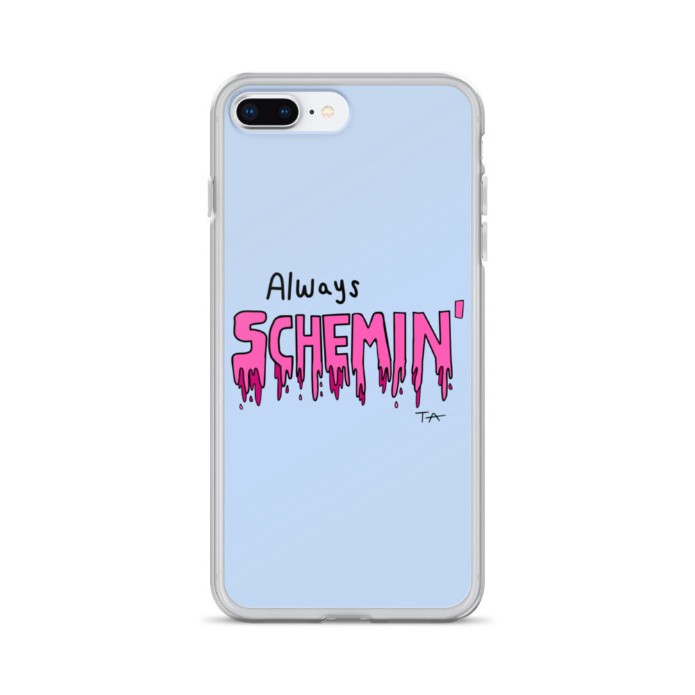 Always Schemin' (Pink) Phone Case