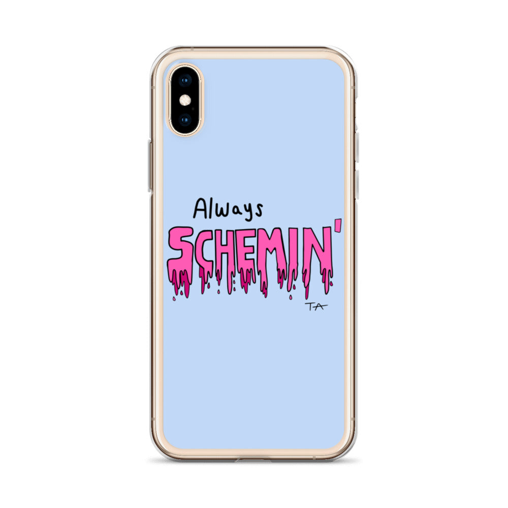 Always Schemin' (Pink) Phone Case