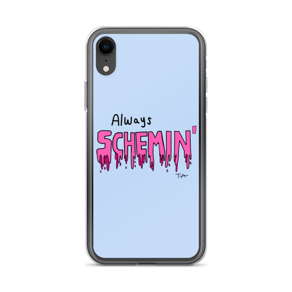 Always Schemin' (Pink) Phone Case