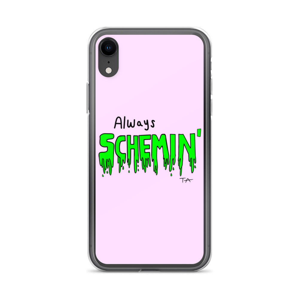 Always Schemin' (Green) Phone Case