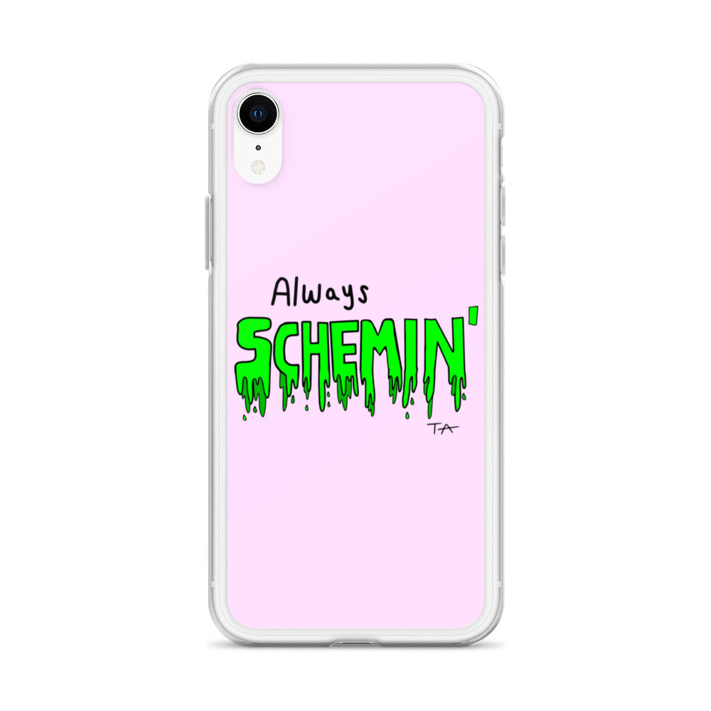 Always Schemin' (Green) Phone Case